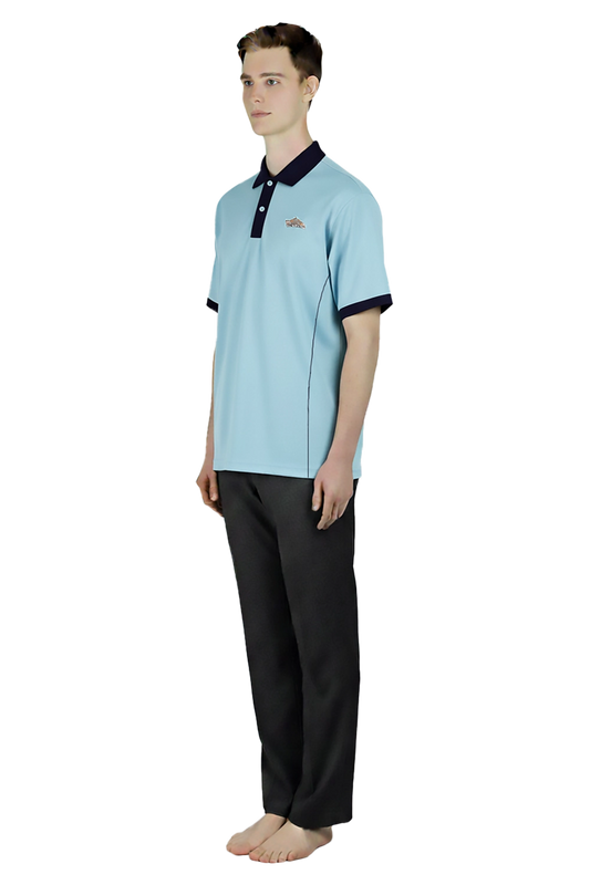 Men's Polo Tee Shirt Uniform with Custom Logo