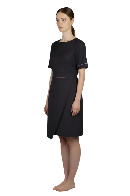 Minimalist Wrap Pencil Dress