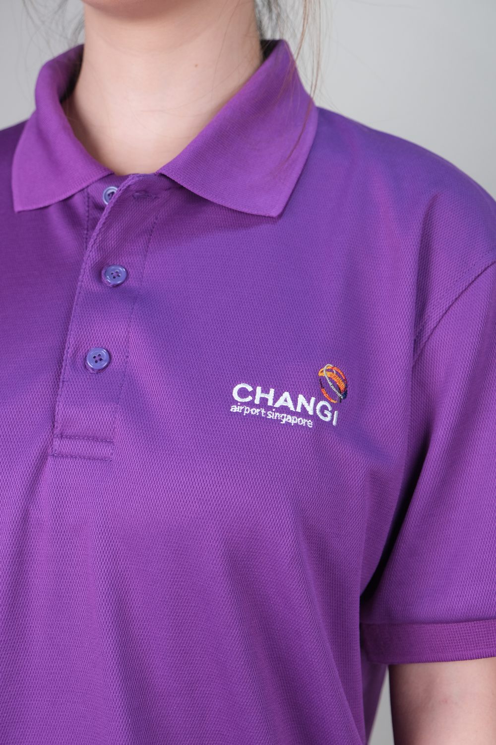 Purple Unisex Polo Shirt