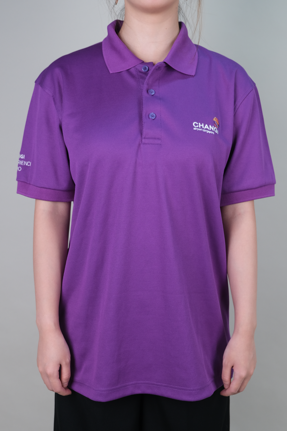 Purple Unisex Polo Shirt