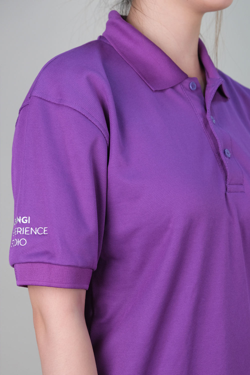 Purple Unisex Polo Shirt