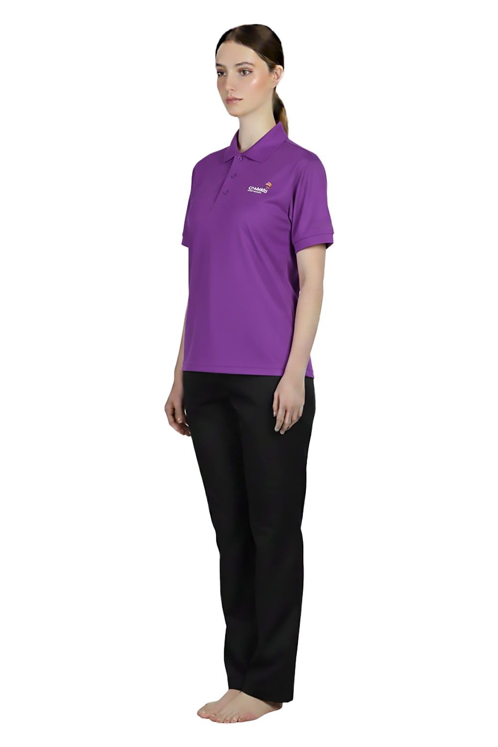 Purple Unisex Polo Shirt