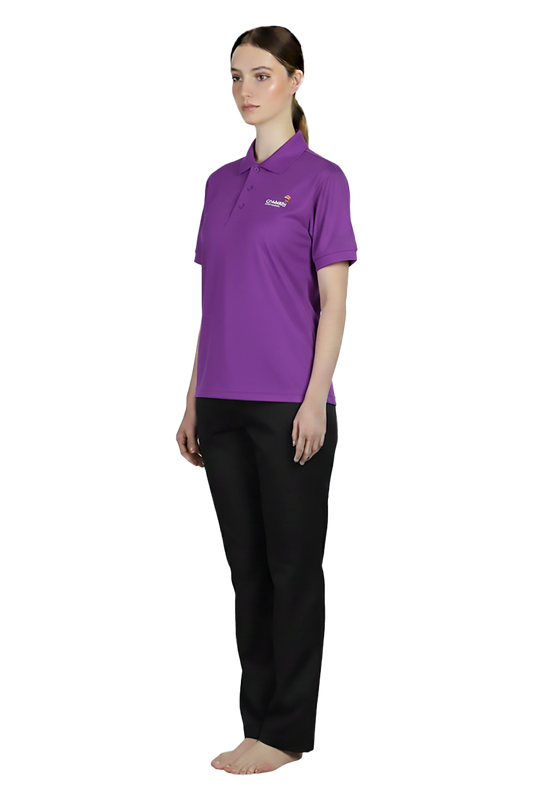 Purple Unisex Polo Shirt