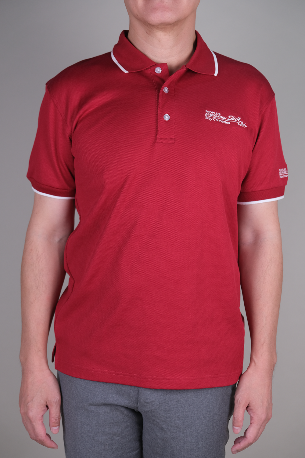 Red Short Sleeve Polo Shirt