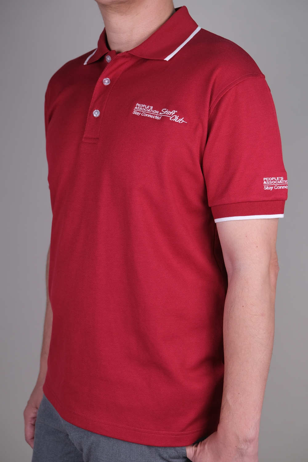 Red Short Sleeve Polo Shirt