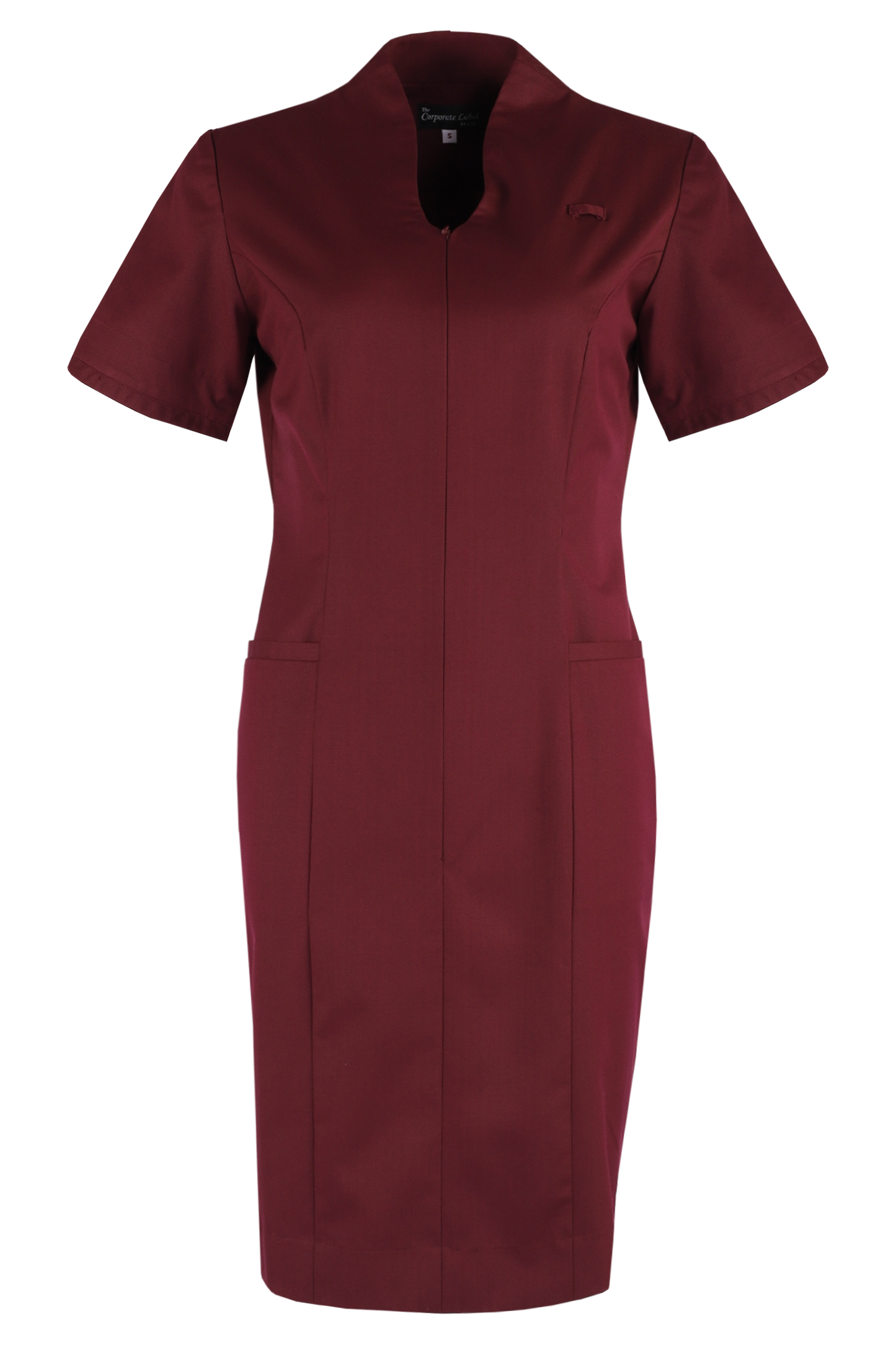 red nurses dress Hwretie Nurse Uniform,Women's V-Neck Nurses Tunic Uniform,Short Sleeve Clinic Carer Protective Work Shirt for Hospital,office,or Home Care Nursing
