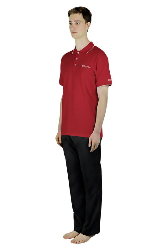 Red Short Sleeve Polo Shirt