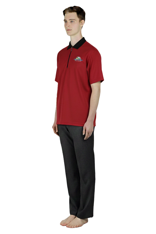 Red Unisex Polo Tee Uniform