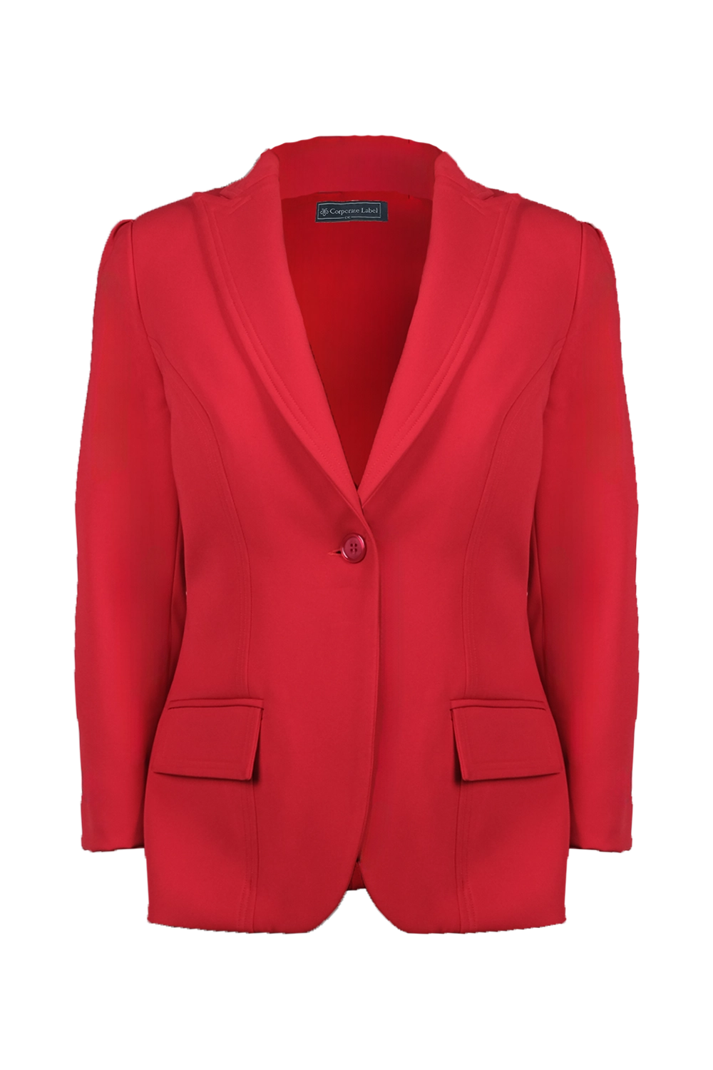 Red Wide Lapel Jacket