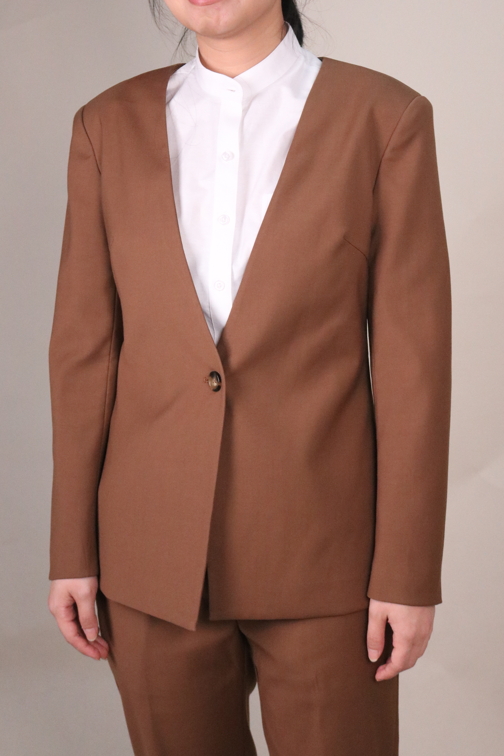 Single Button Blazer Suit