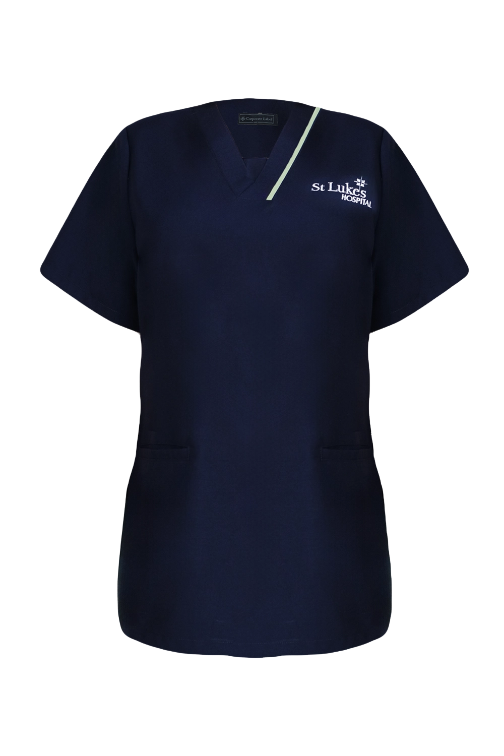 Scrub Top with Trims