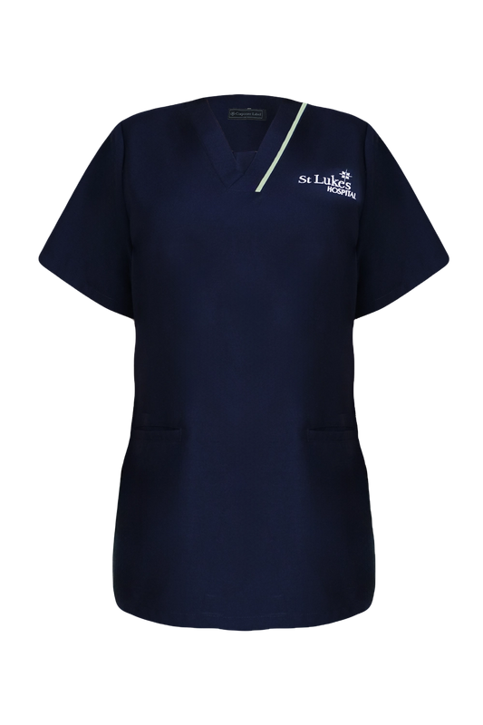 Scrub Top with Trims