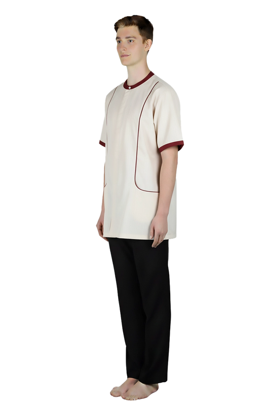 Striped Hospitality Service Shirt