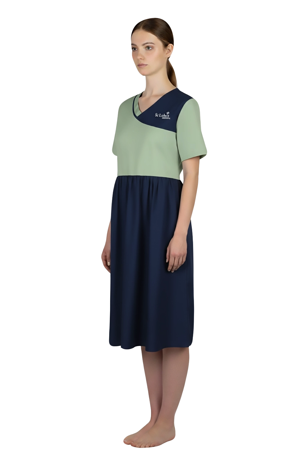 Two-Tone Nurse Dress