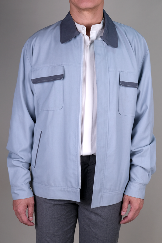 Utility Contrast Blue Jacket