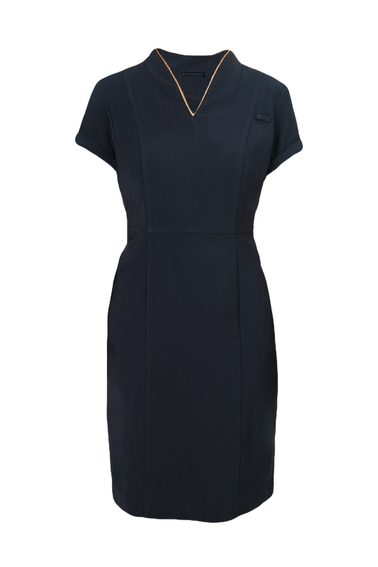 V Neck Dress with Slit