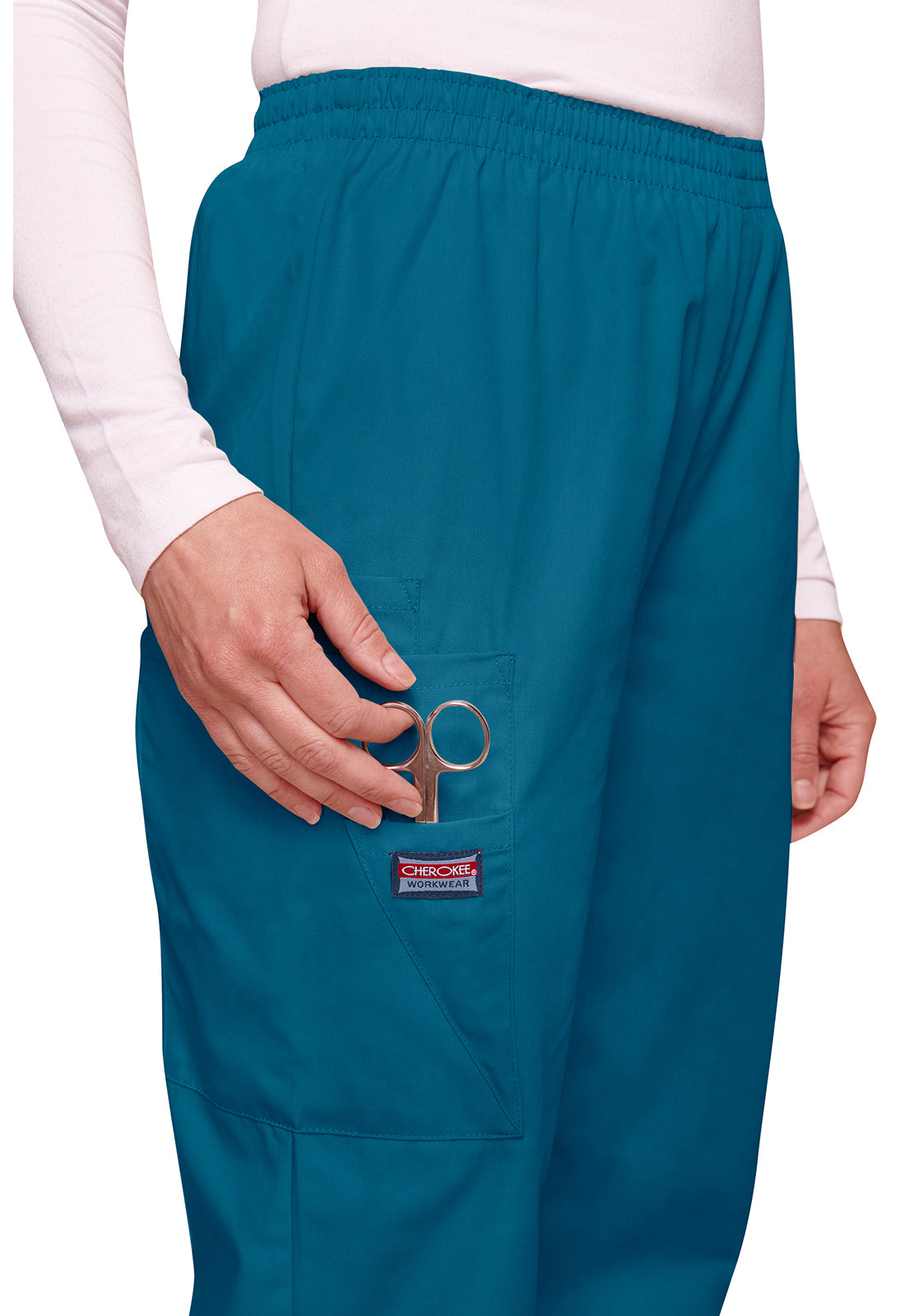 Cherokee Originals Natural Rise Pull-on Cargo Pant