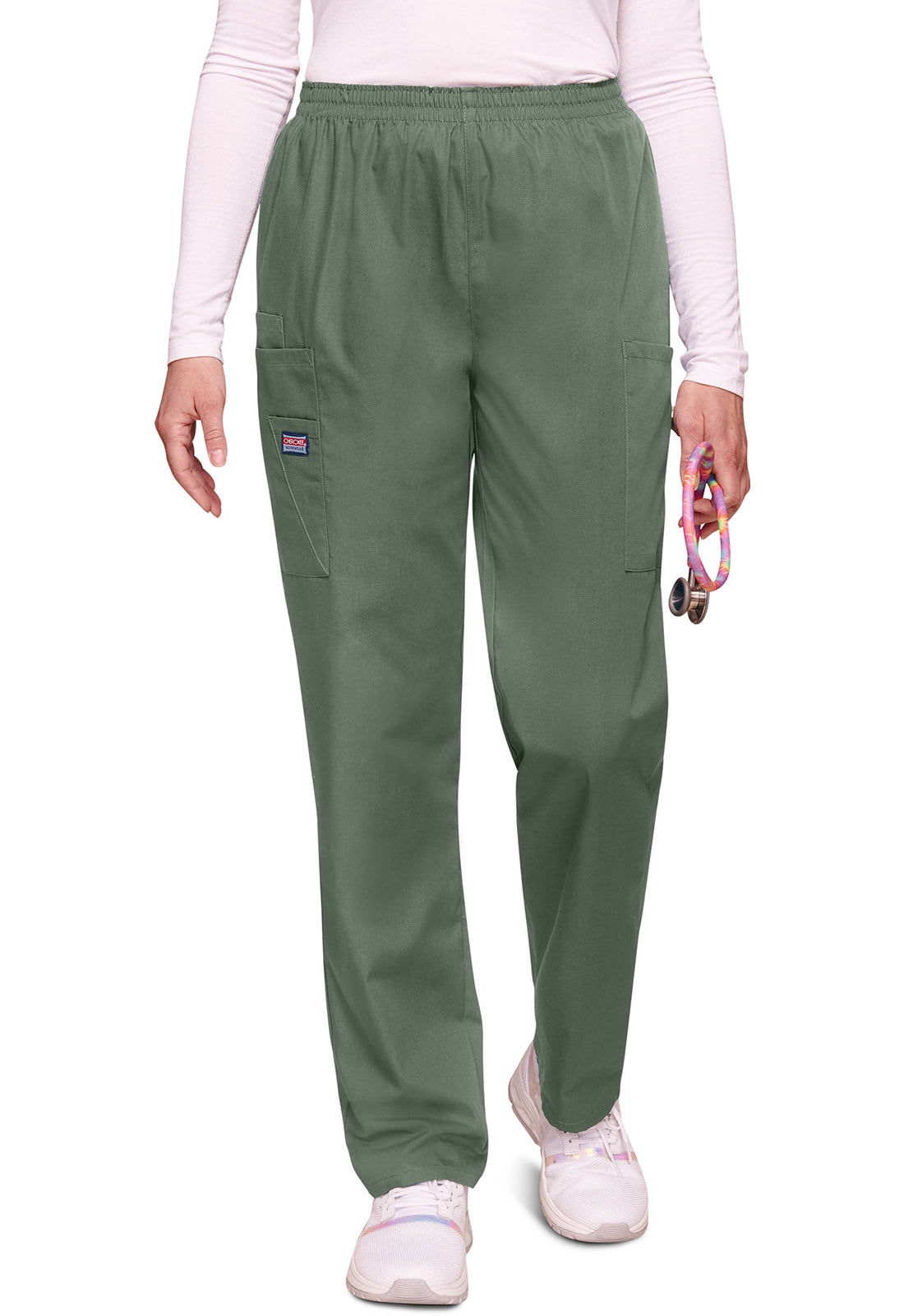 Cherokee Originals Natural Rise Pull-on Cargo Pant