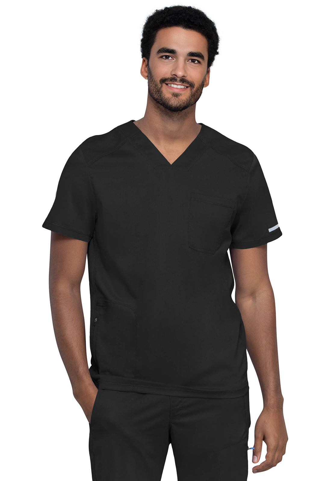 Cherokee Revolution Men's V-Neck Top 2 Pockets