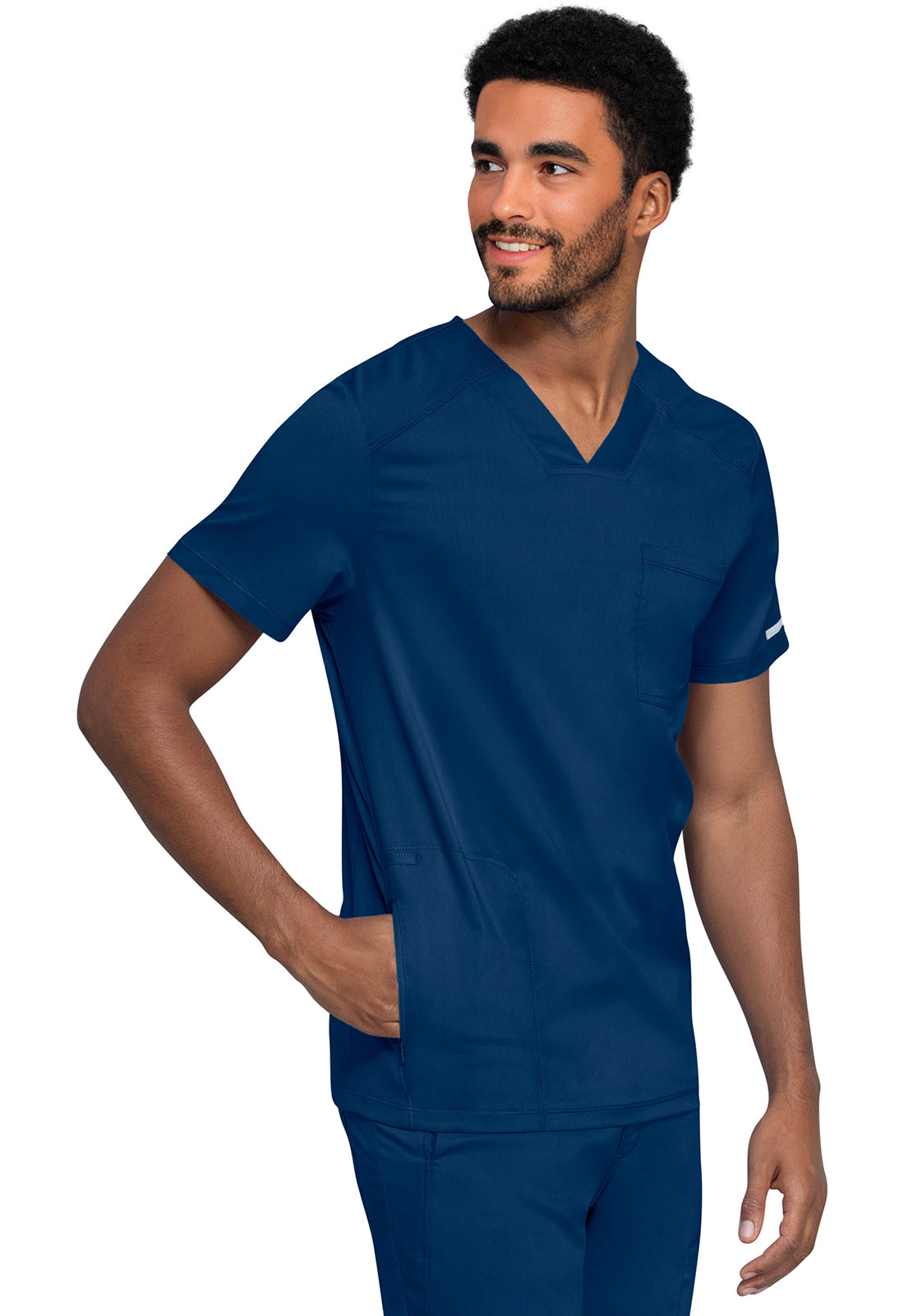 Cherokee Revolution Men's V-Neck Top 2 Pockets