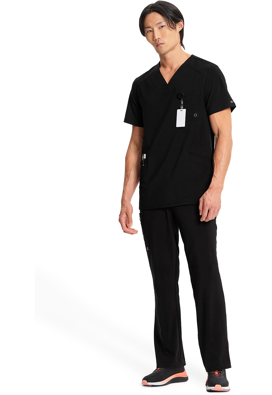 Cherokee In Infinity Men's V-Neck Top 3 Pockets
