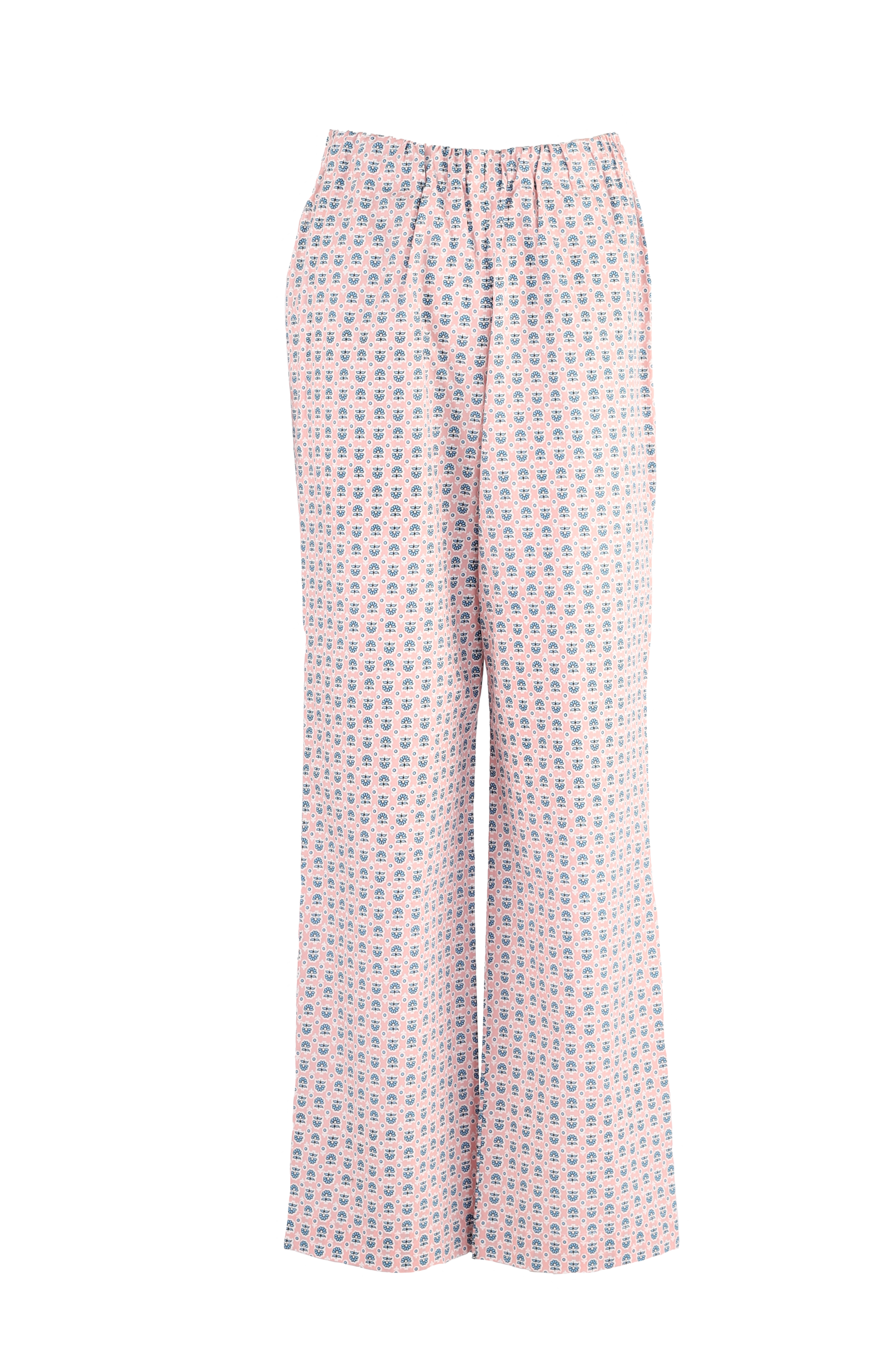 Pink and Blue Floral Inpatient Pyjama Pants — Hospital & Nursing Home uniforms by CYC