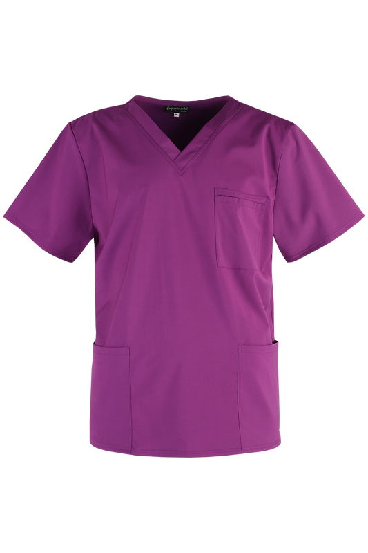 Purple Medical Scrub Top