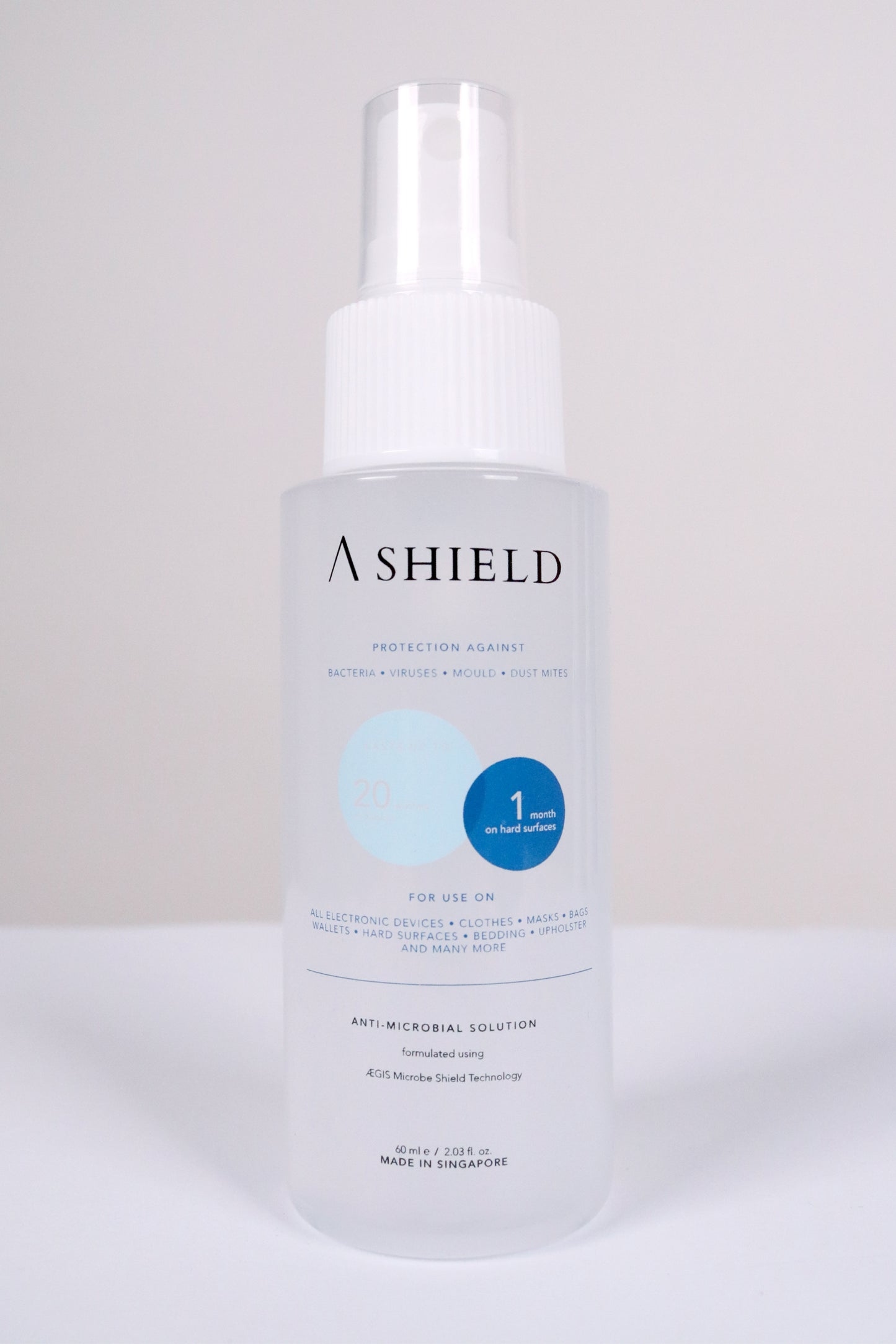 A-Shield Anti-microbial Solution (60ml)