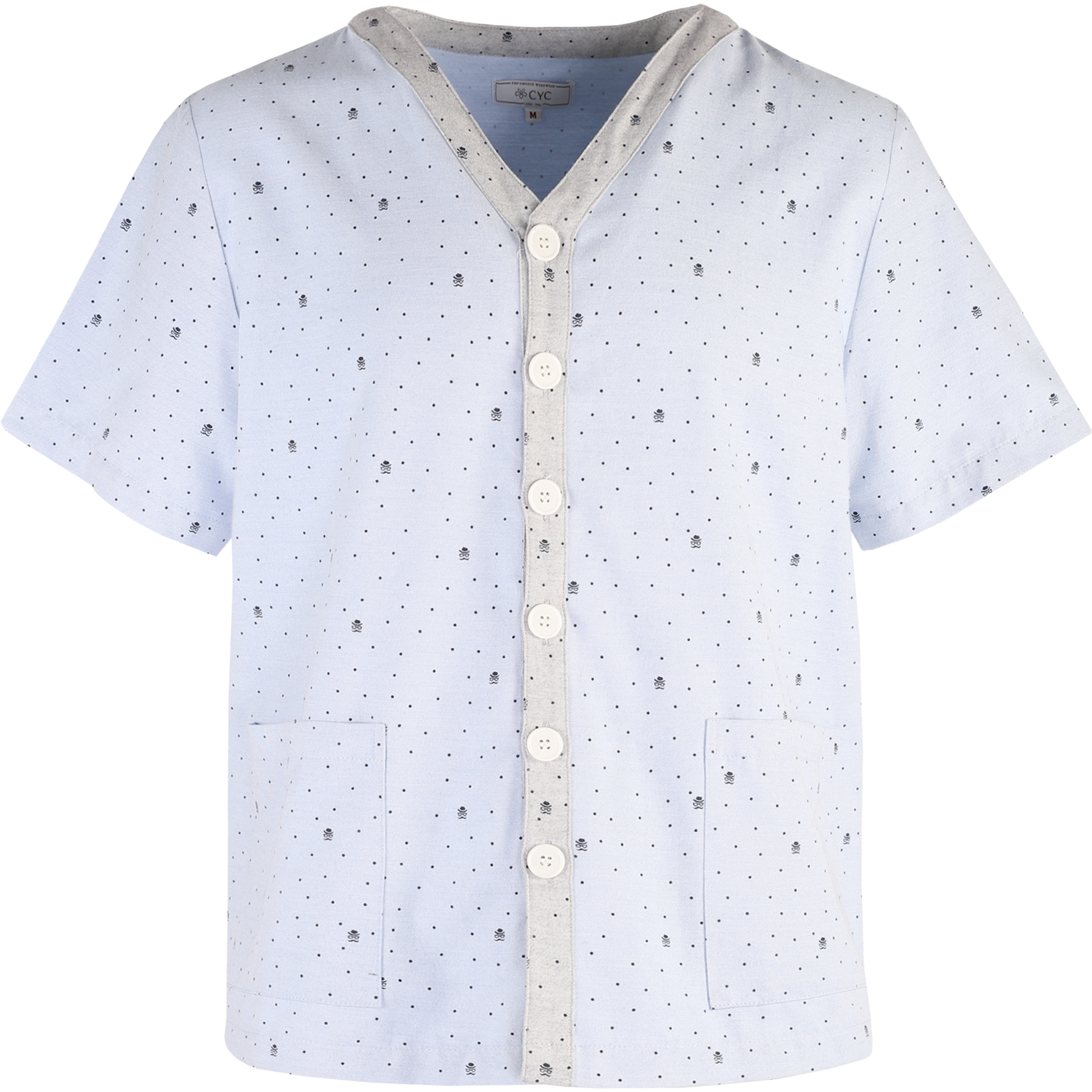 Blue Pyjama Top for Inpatients — Hospital & Nursing Home uniforms by CYC