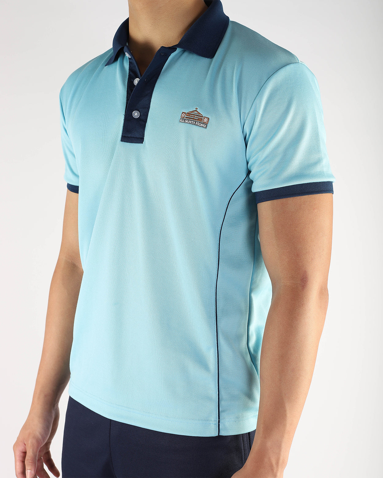 Men's Polo Tee Shirt Uniform with Custom Logo