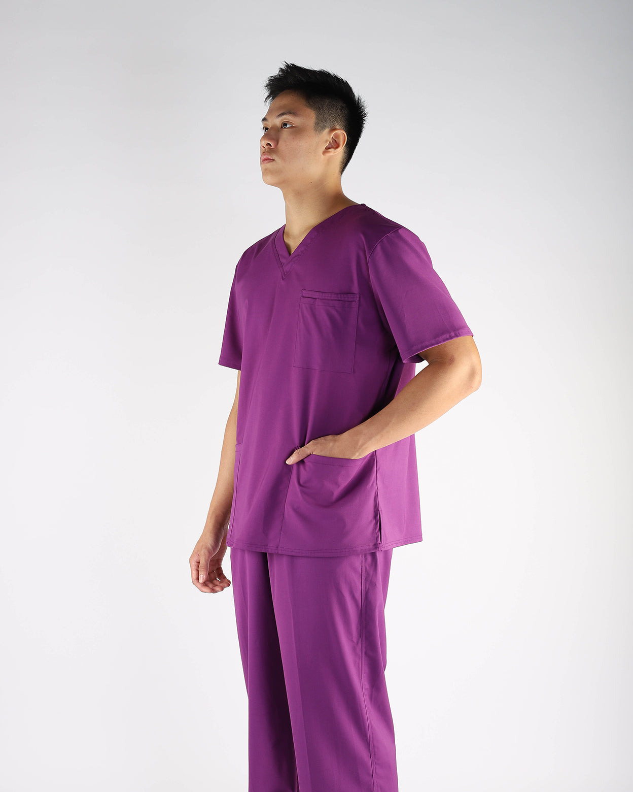 Purple Medical Scrub Top