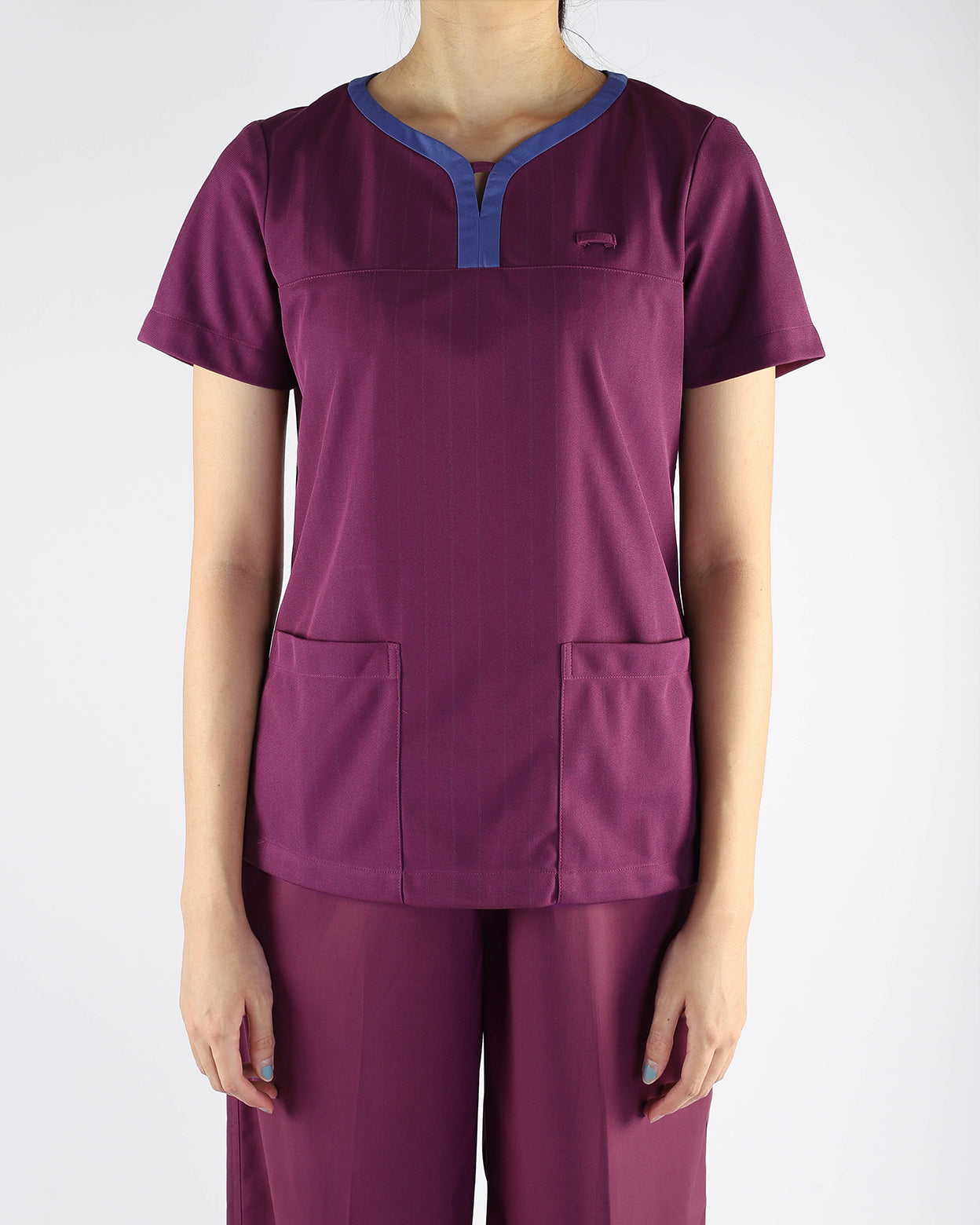 Purple Nurse Blouse Uniform