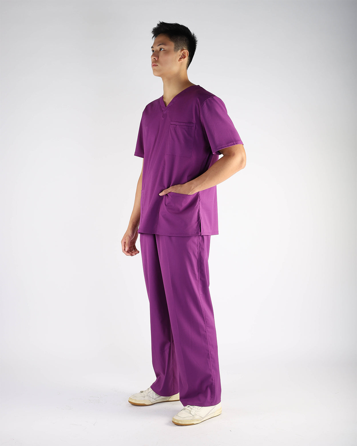 Purple Healthcare Scrub Bottoms