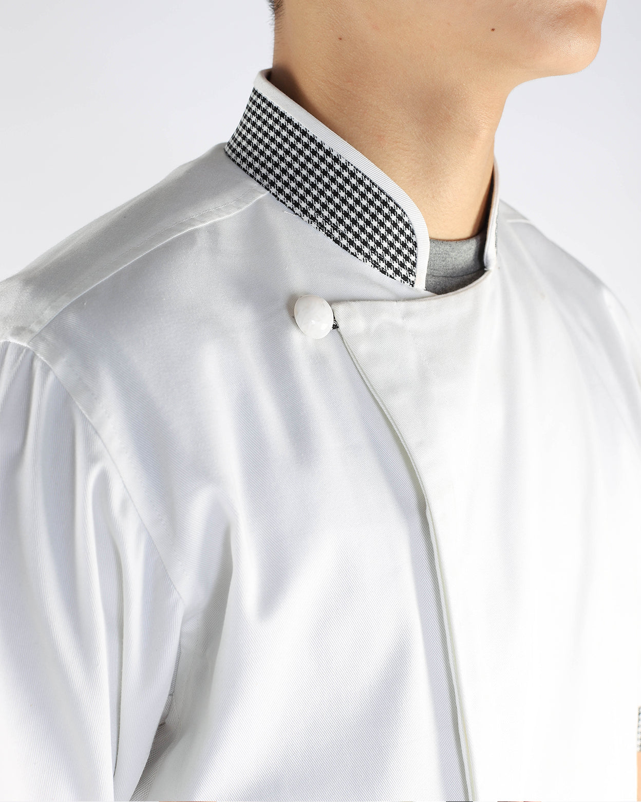 White Chef Jacket with Short Sleeves