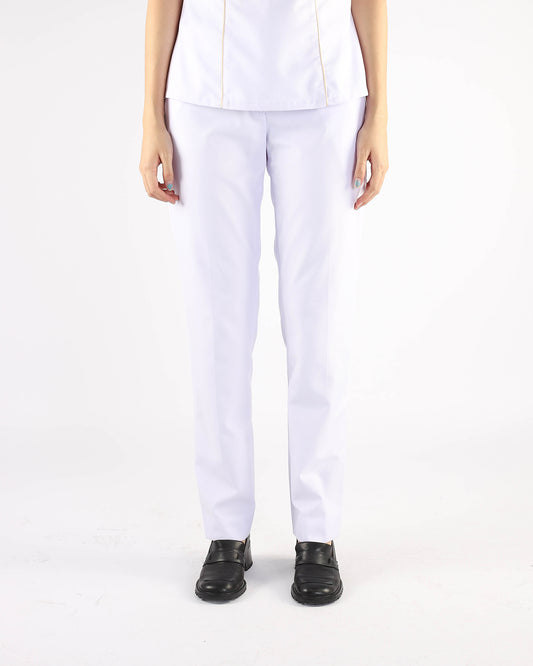 White Ladies Pants Uniform