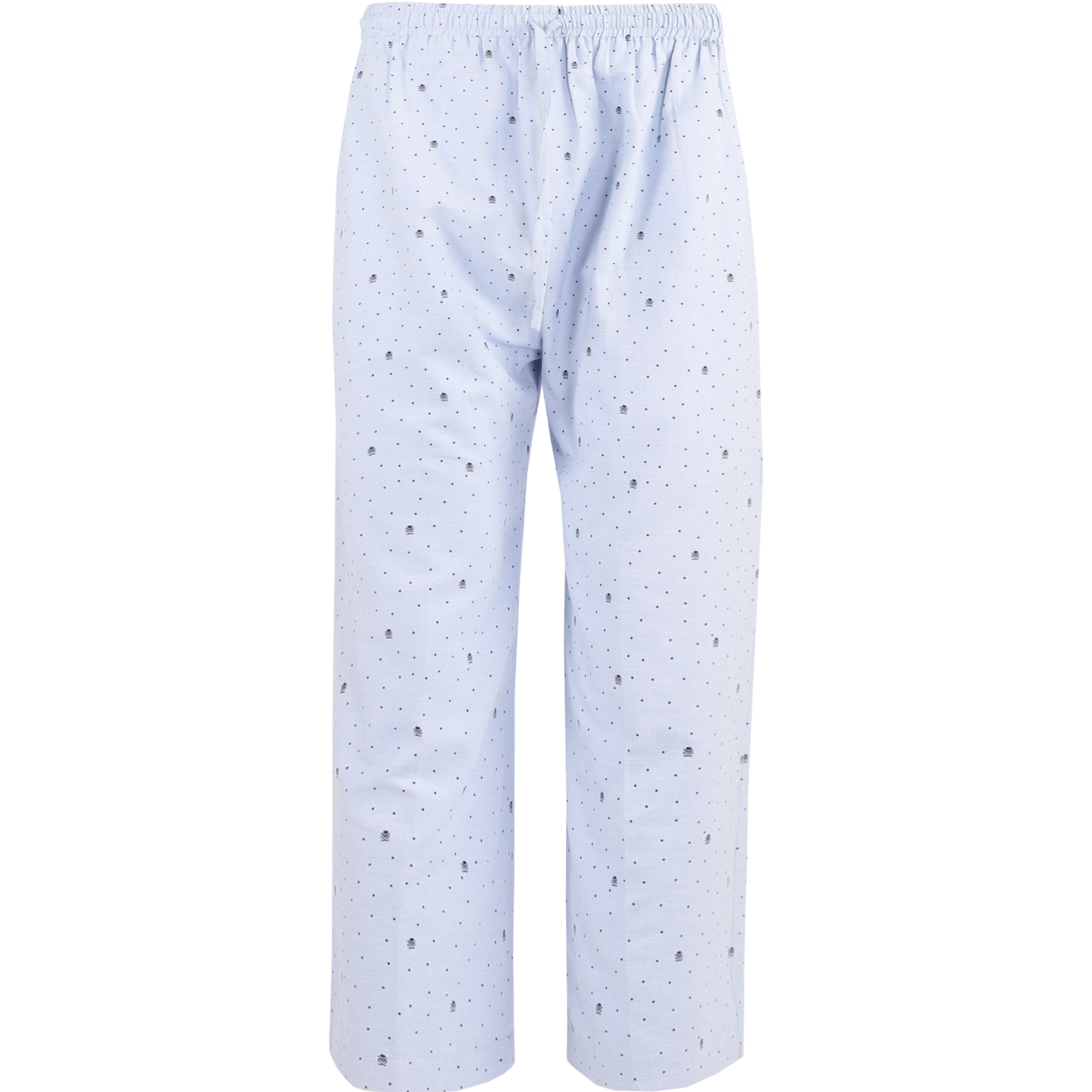 Blue Inpatient Pyjama Pants with Bowler Hat Print — Hospital & Nursing Home uniforms by CYC