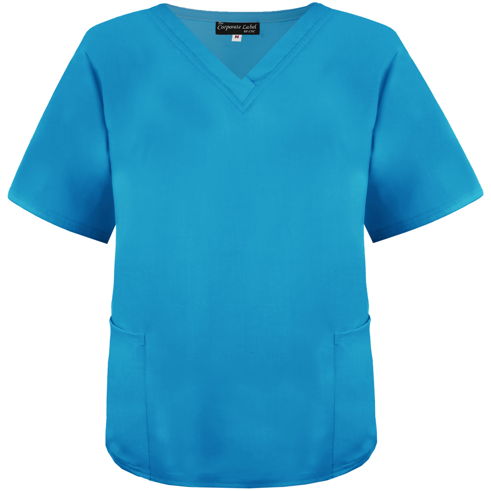 Blue Medical Staff Scrub Top — Hospital amd Clinic Uniforms by CYC