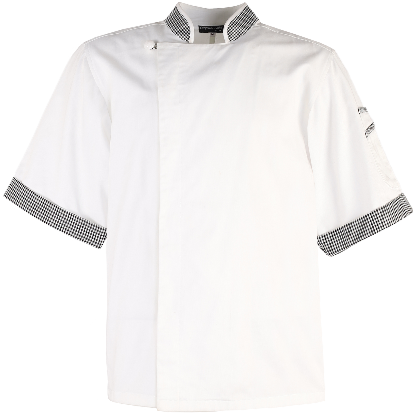 White Chef Jacket with Short Sleeves — Uniforms by CYC