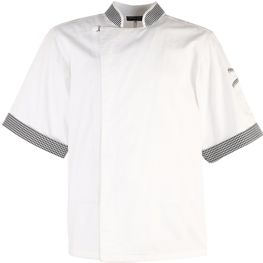 White Chef Jacket with Short Sleeves — Uniforms by CYC