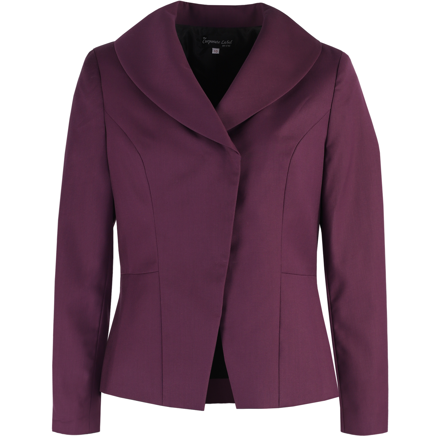 Purple Shawl Lapel Blazer for Female Frontline Associate — Uniforms by CYC Corporate Label