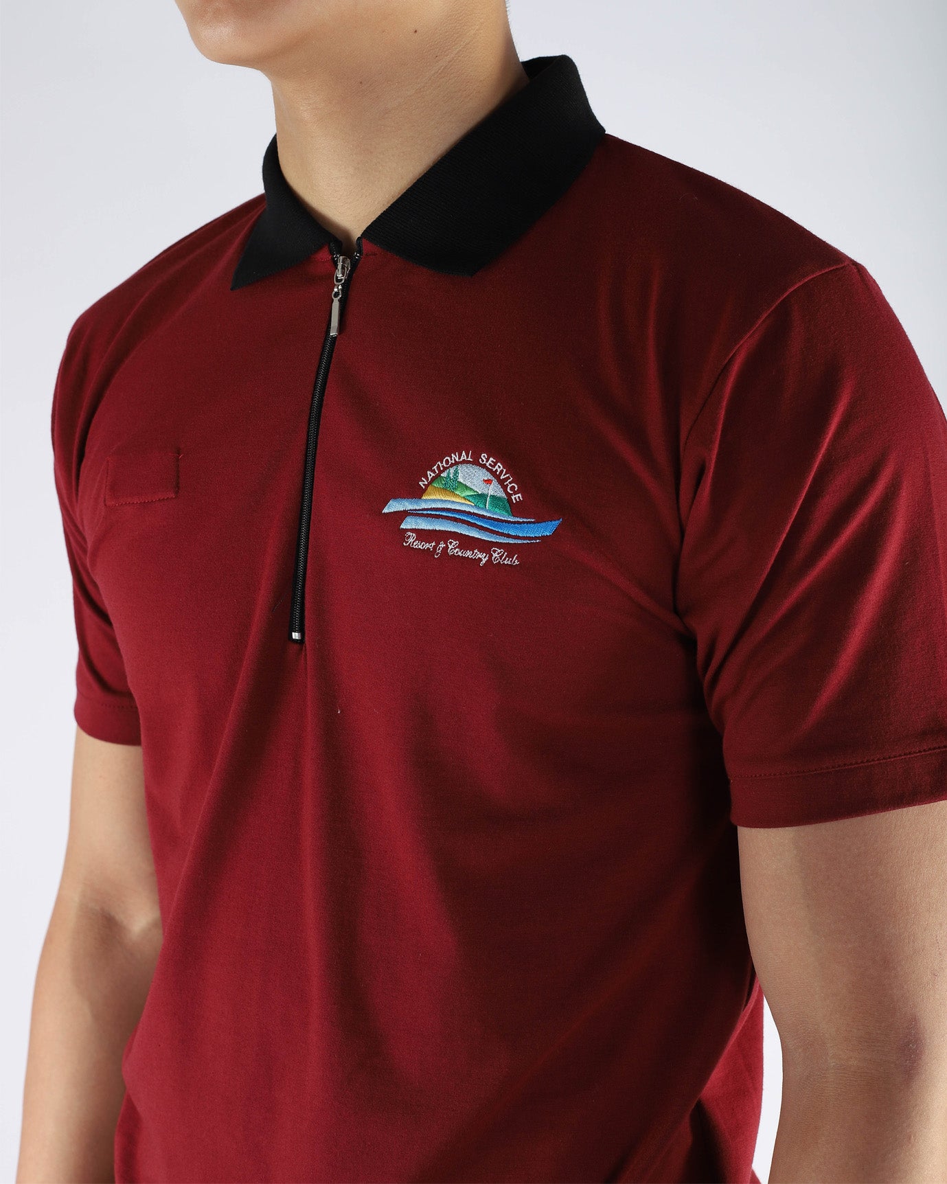 Red Unisex Polo Tee Uniform