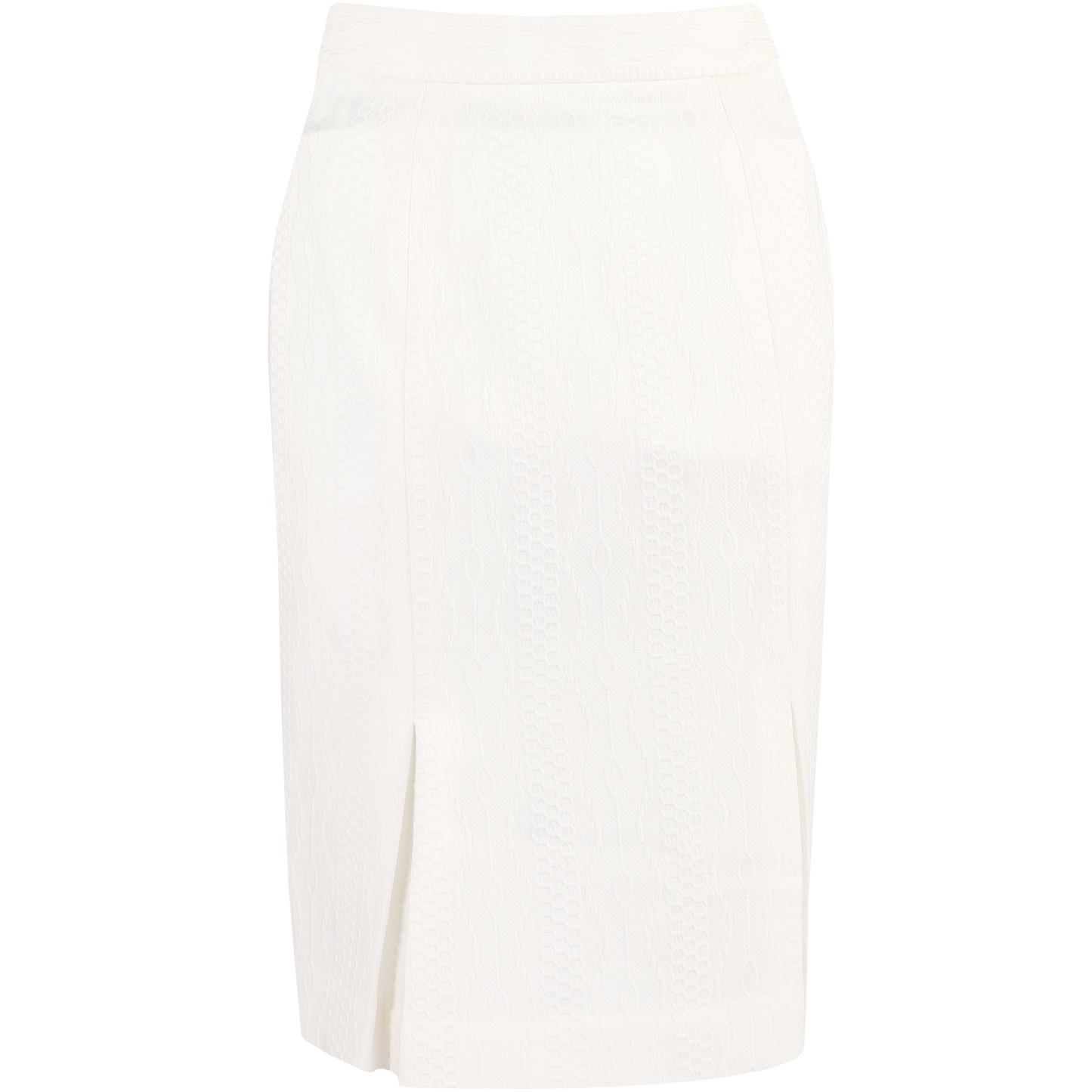Eggshell Lace Pencil Skirt Uniform by CYC
